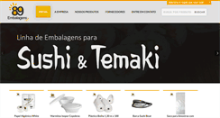 Desktop Screenshot of 89embalagens.com.br