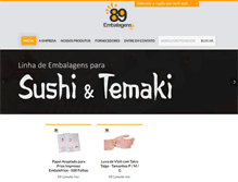 Tablet Screenshot of 89embalagens.com.br